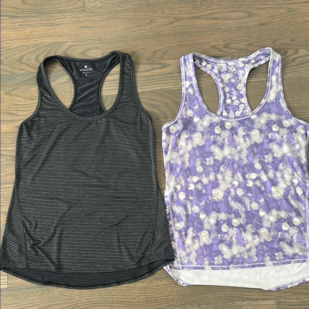 Athleta Multicolored Tank Tops Racerback Style